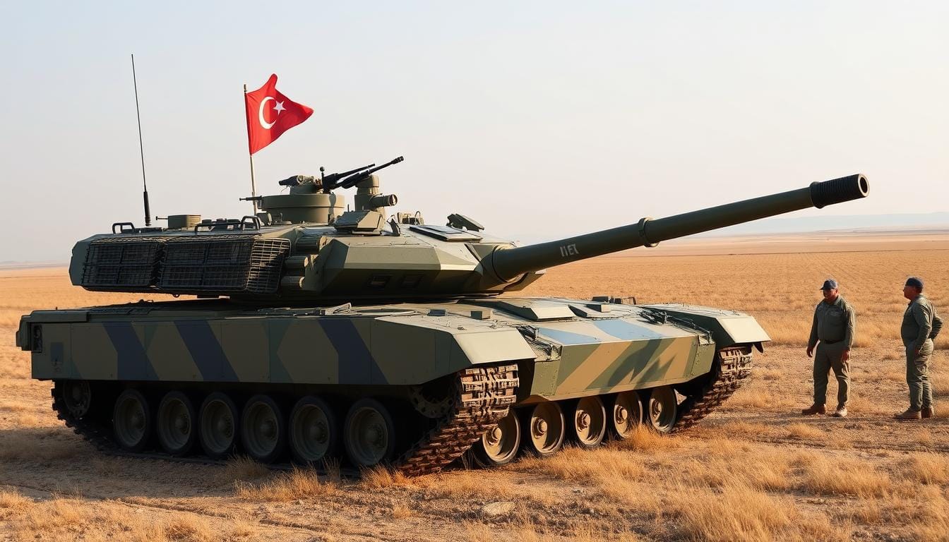 Altay Tankı prototip test sürüşü sırasında